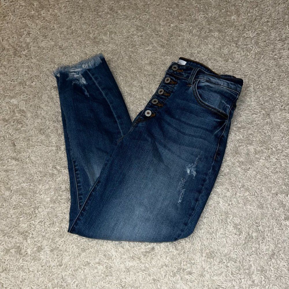 Kancan high rise distressed jeggings size 9/28